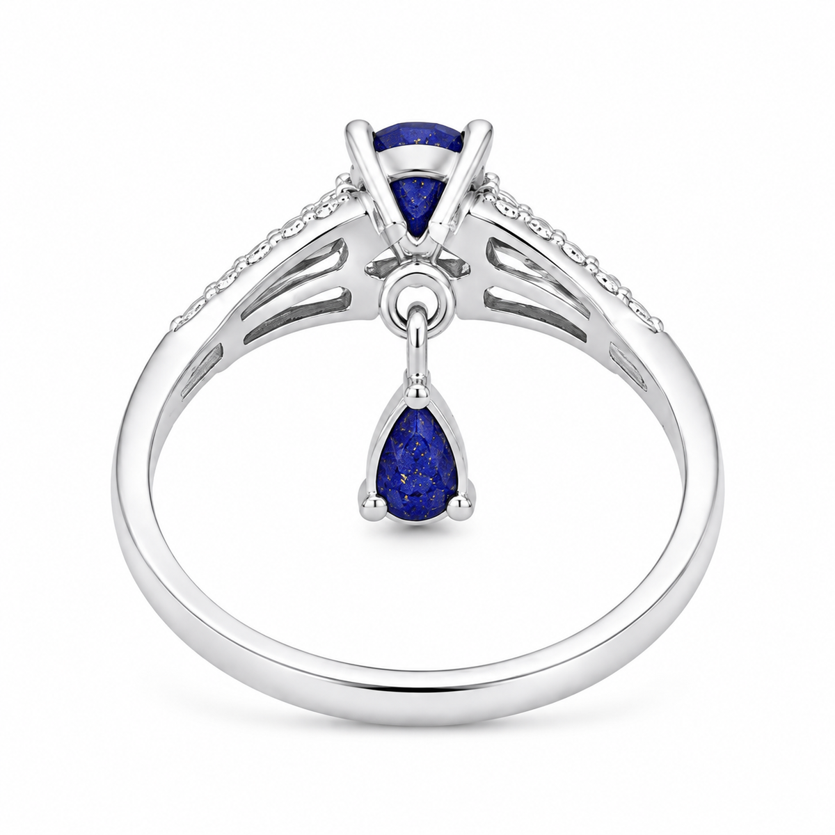 Lapis Celestial Drop Ring