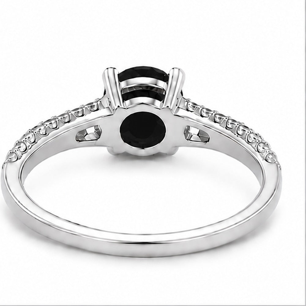 Black Onyx Aurora Bloom Ring