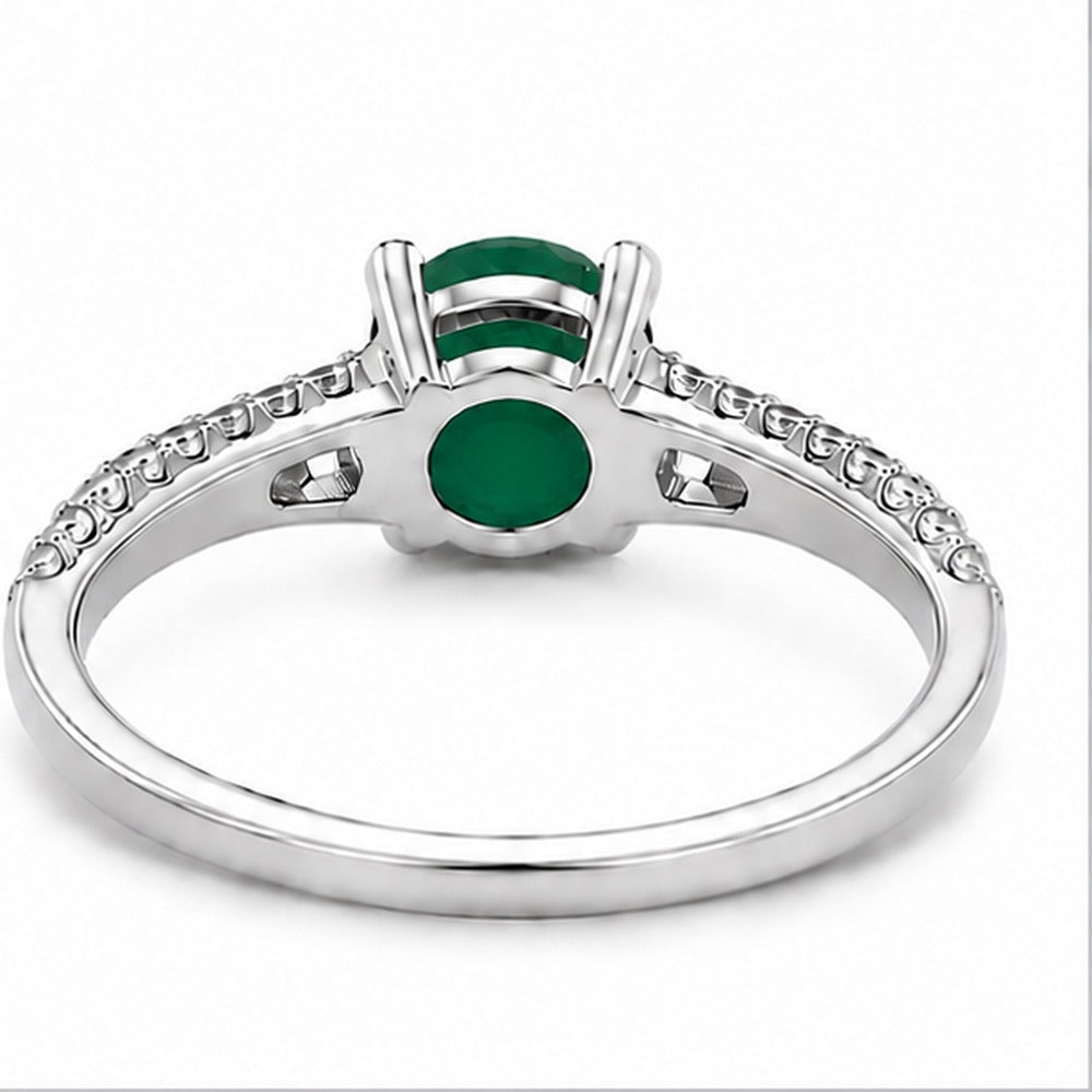 Green Onyx Aurora Bloom Ring
