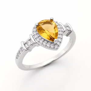 Citrine Luna Empress Ring