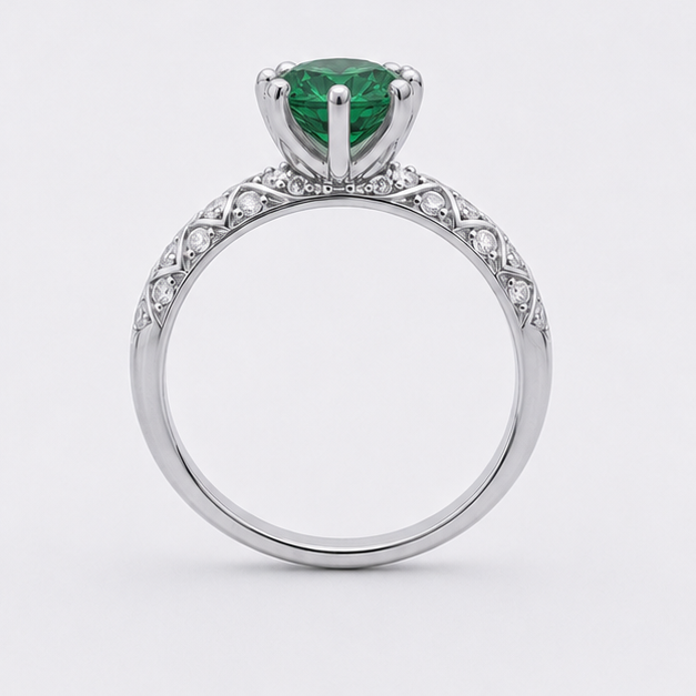 Emerald Aurora Legacy Ring