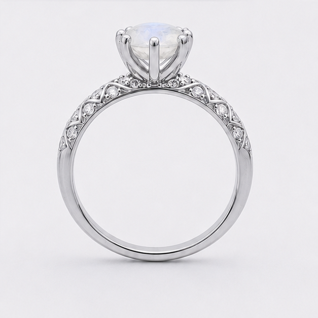 Moonstone Aurora Legacy Ring