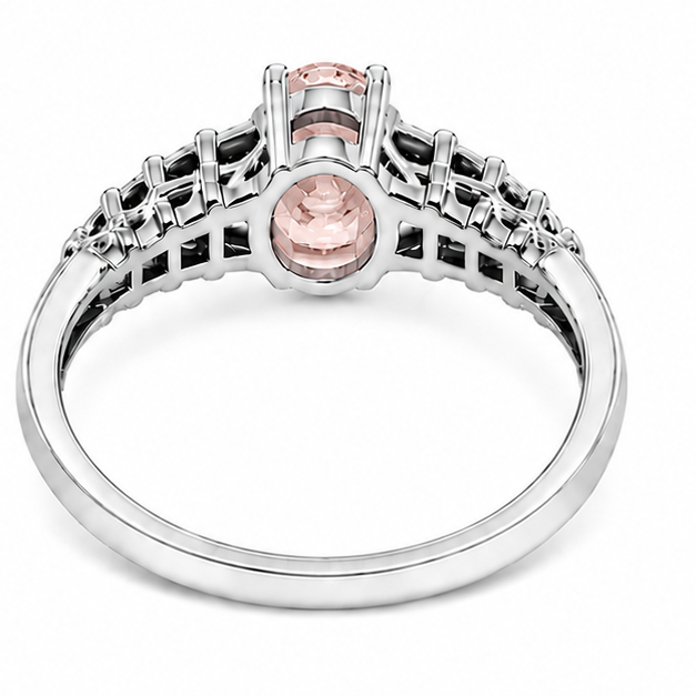 Morganite Aurora Rose Ring
