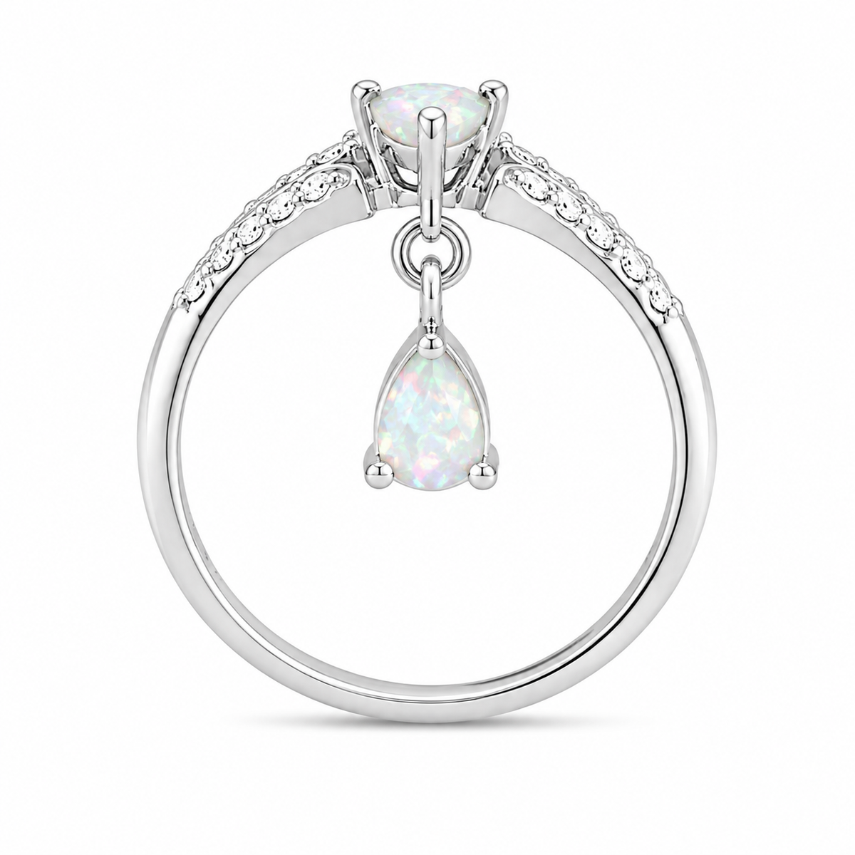 Opal Celestial Drop Ring