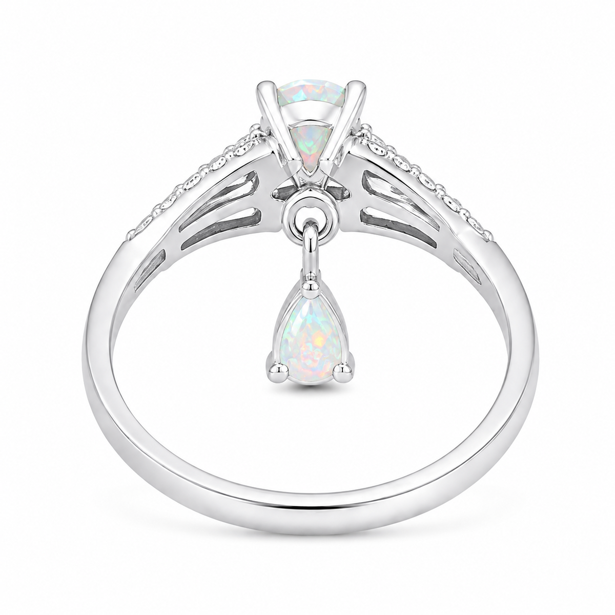 Opal Celestial Drop Ring