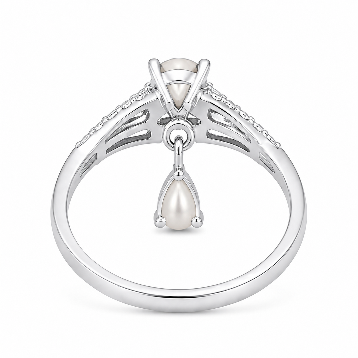 Pearl Celestial Drop Ring