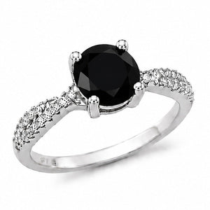 Black Onyx Double Pavé Ring