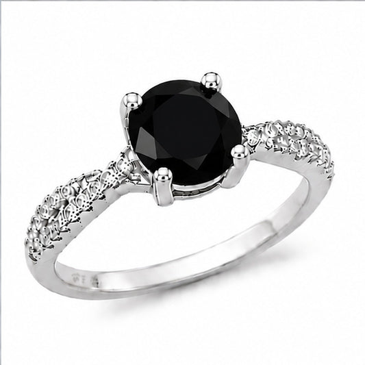 Black Onyx Aurora Bloom Ring