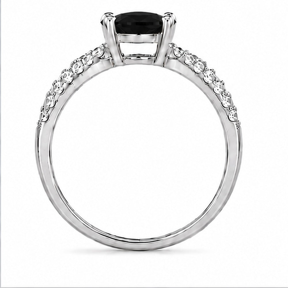 Black Onyx Aurora Bloom Ring