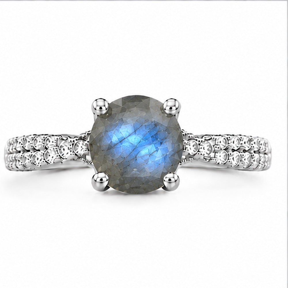 Labradorite Aurora Bloom Ring