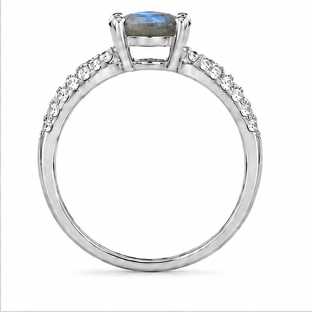 Labradorite Aurora Bloom Ring