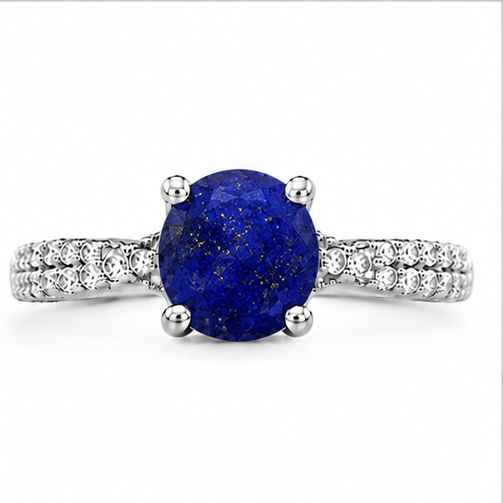 Lapis Aurora Bloom Ring