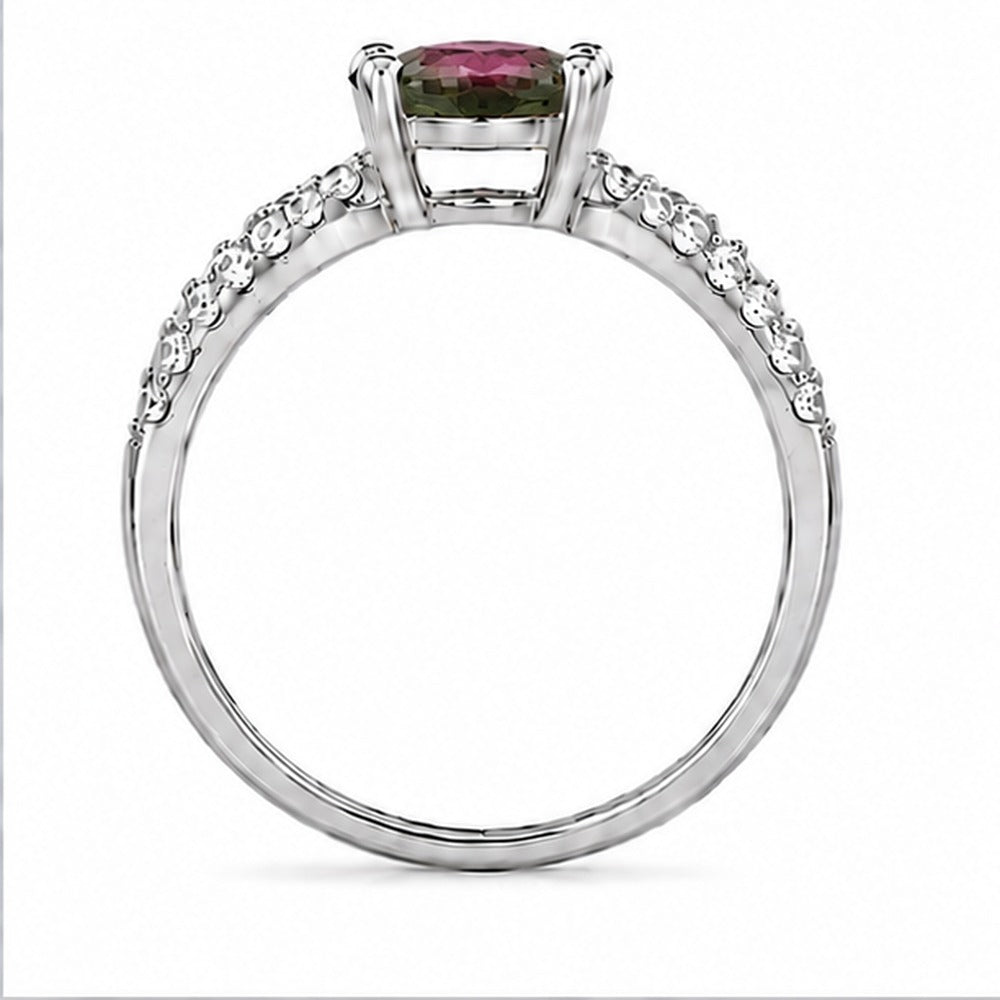 Tourmaline Aurora Bloom Ring
