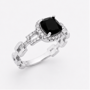 Black Onyx Royal Heirloom Ring