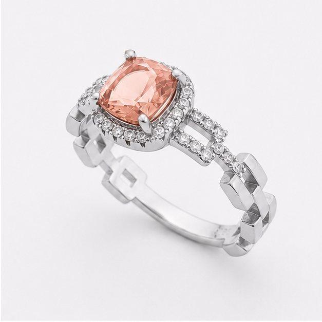 Morganite Royal Heirloom Ring