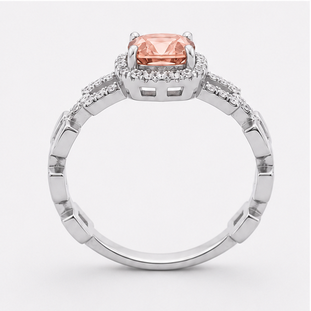 Morganite Royal Heirloom Ring