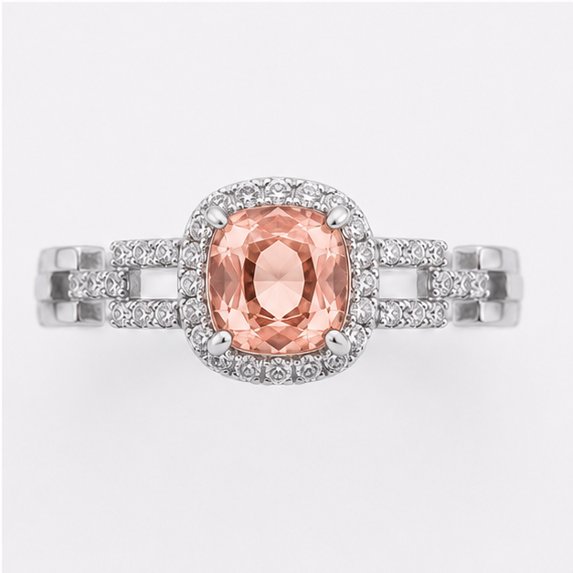 Morganite Royal Heirloom Ring