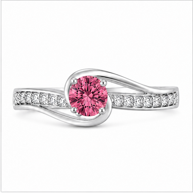 Tourmaline Infinity Promise Ring
