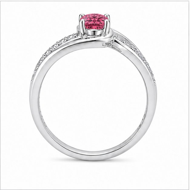 Tourmaline Infinity Promise Ring