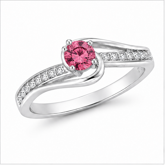 Tourmaline Infinity Promise Ring