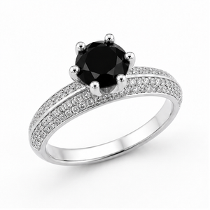 Black Onyx Eternal Crown Ring