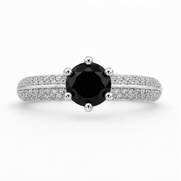 Black Onyx Eternal Crown Ring