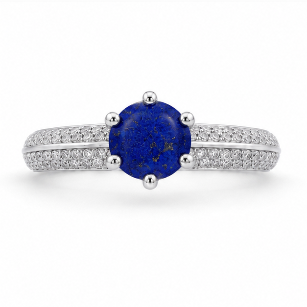 Lapis Eternal Crown Ring
