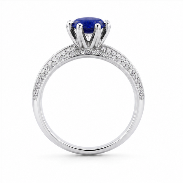 Lapis Eternal Crown Ring