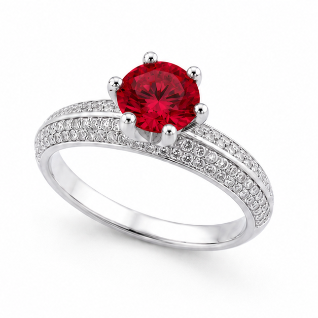 Ruby Eternal Crown Ring