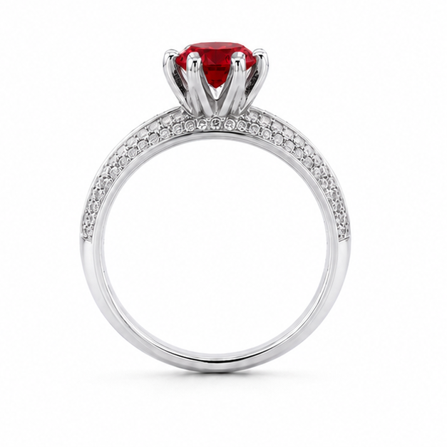 Ruby Eternal Crown Ring