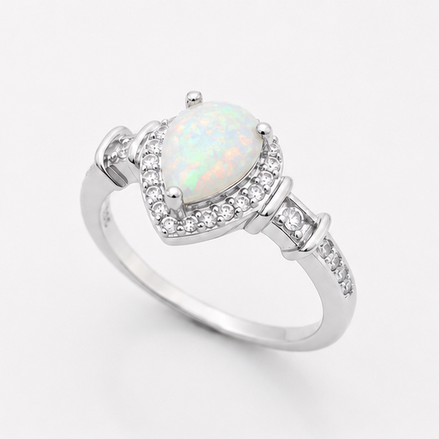 Opal Luna Empress Ring