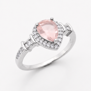 Rose Quartz Luna Empress Ring