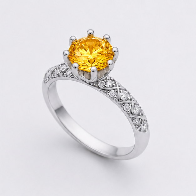 Citrine Aurora Legacy Ring