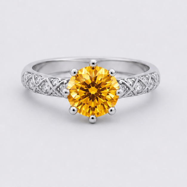 Citrine Aurora Legacy Ring