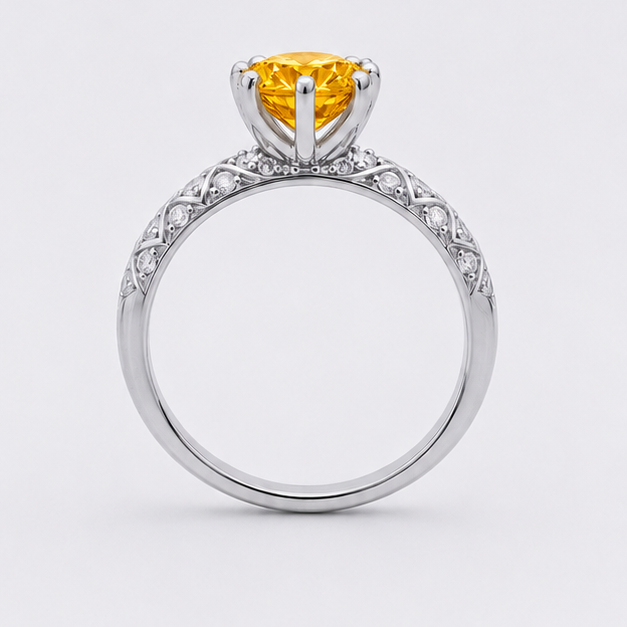 Citrine Aurora Legacy Ring