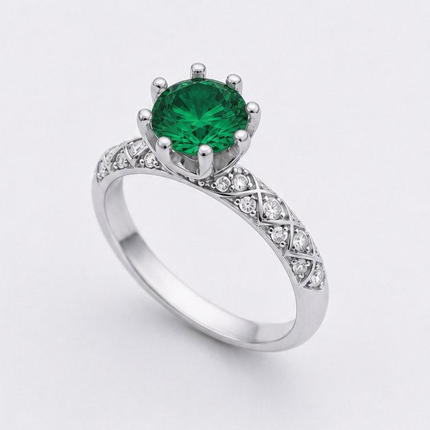 Emerald Aurora Legacy Ring