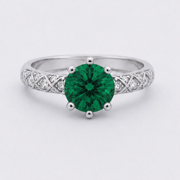 Emerald Aurora Legacy Ring