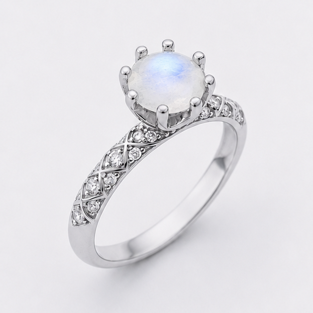 Moonstone Aurora Legacy Ring