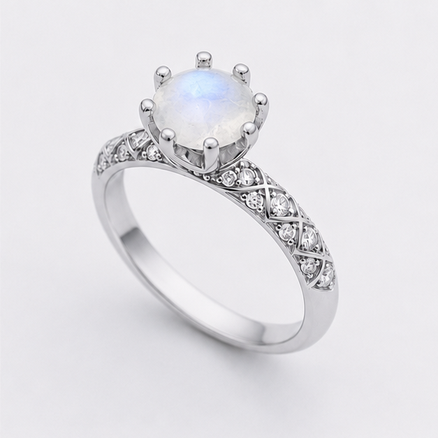 Moonstone Aurora Legacy Ring