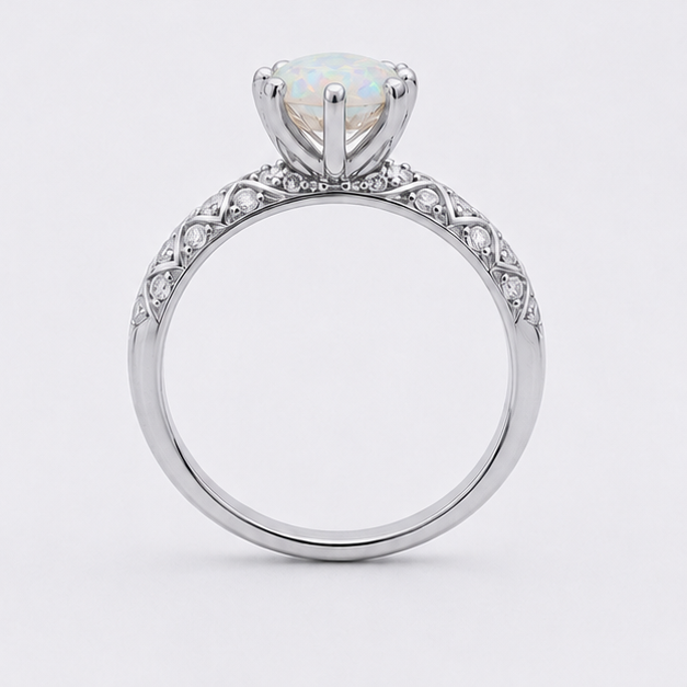 Opal Aurora Legacy Ring