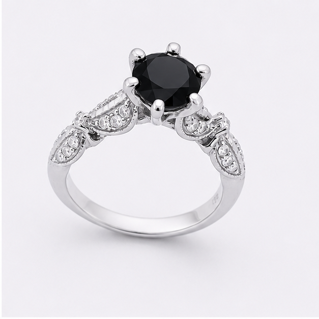 Aquamarine Eden Blossom Ring