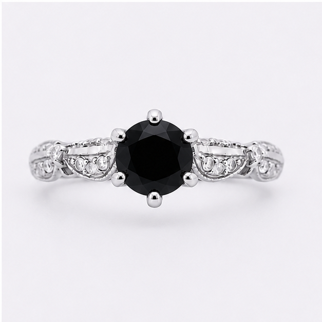 Aquamarine Eden Blossom Ring