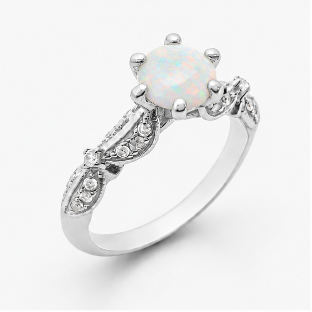 Emerald Eden Blossom Ring