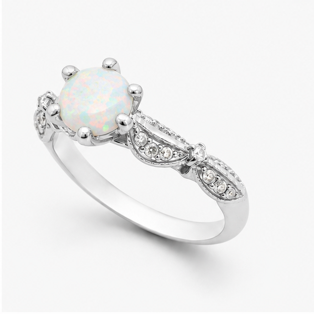 Emerald Eden Blossom Ring