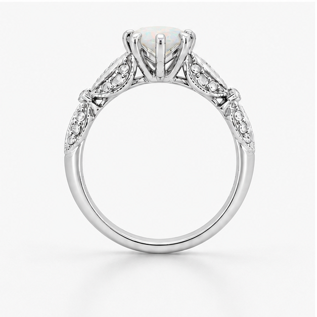 Emerald Eden Blossom Ring