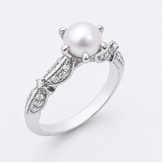 Moonstone Eden Blossom Ring
