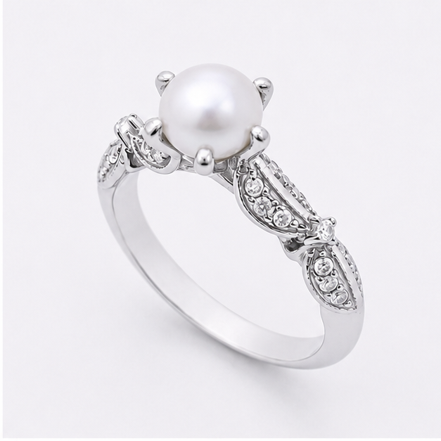 Moonstone Eden Blossom Ring
