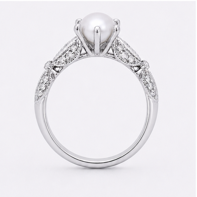 Moonstone Eden Blossom Ring