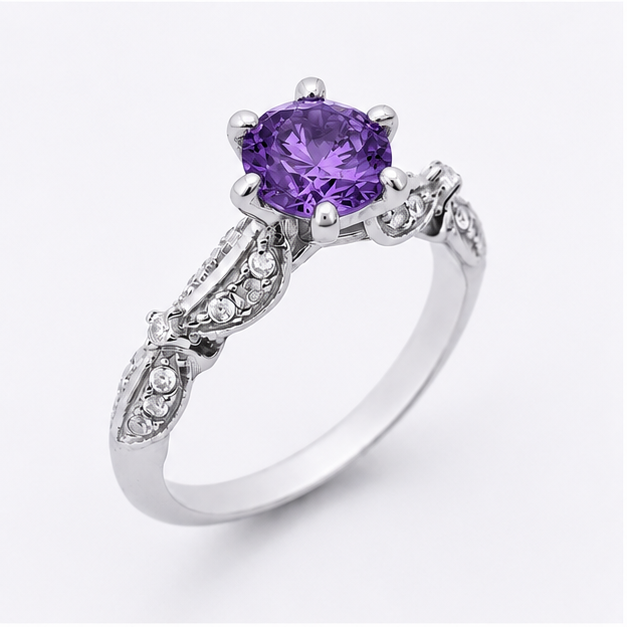 Morganite Eden Blossom Ring