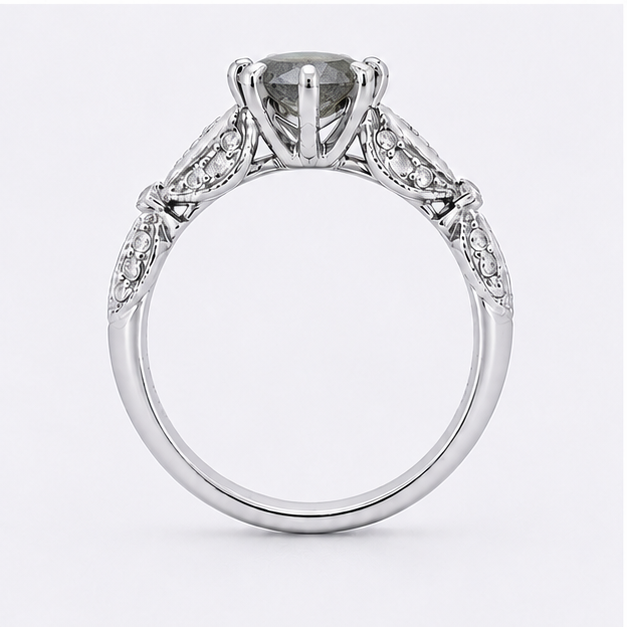 Rose Quartz Eden Blossom Ring